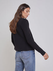 Sofia Knit Blazer in Black | L'AGENCE US