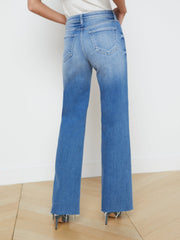Scottie Wide-Leg Jean in Hayward | L'AGENCE for sale