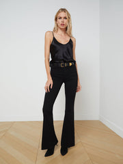Lexi Silk Camisole in Black | L'AGENCE discount