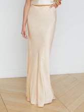 Zeta Maxi Skirt in Pearl | L'AGENCE online