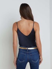 Lexi Silk Camisole in Midnight | L'AGENCE US