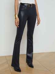 Ruth Coated Straight-Leg Jean in Metro Coated | L'AGENCE discount