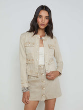 Yari Jean Jacket in Biscuit | L'AGENCE US
