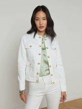Yari Jean Jacket in Blanc | L'AGENCE online