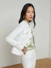 Yari Jean Jacket in Blanc | L'AGENCE online
