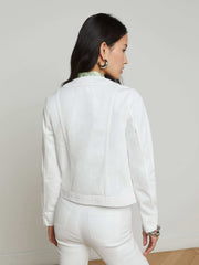 Yari Jean Jacket in Blanc | L'AGENCE online