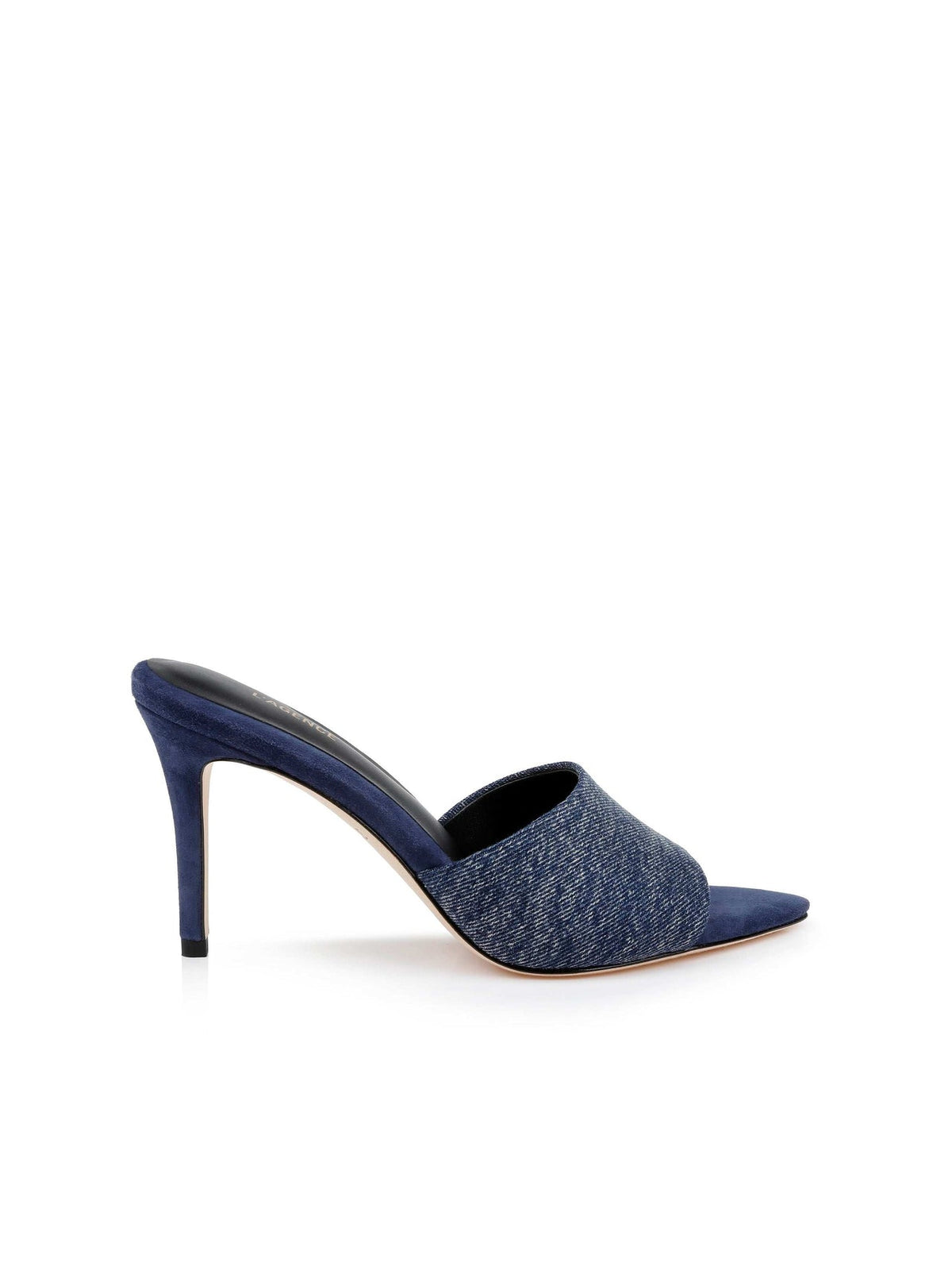 Lolita Denim Open-Toe Mule in Dark Denim | L'AGENCE discount