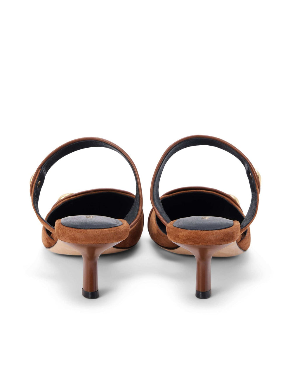 Gilliane Suede Mule in Buckskin Suede | L'AGENCE for sale