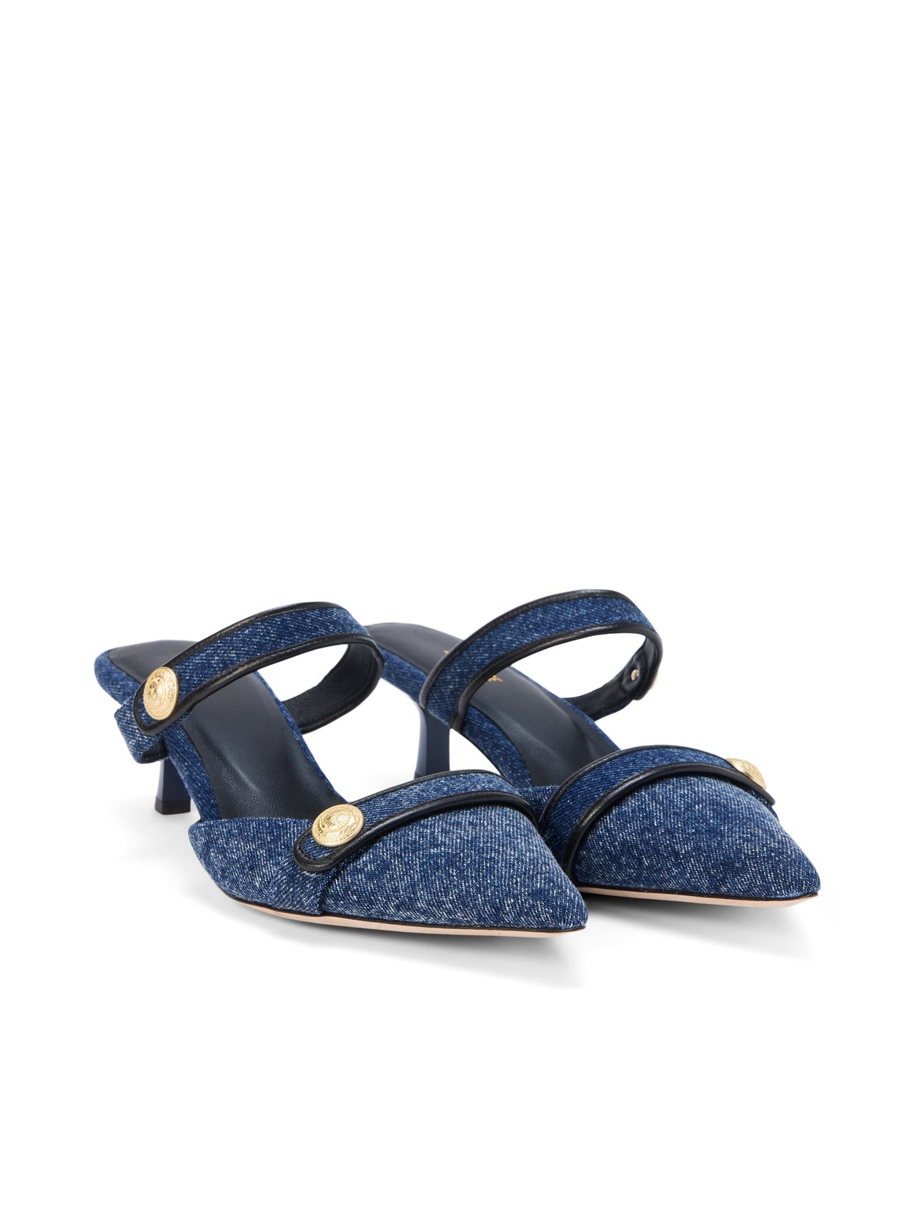 Gilliane Denim Mule in Dark Denim | L'AGENCE near me