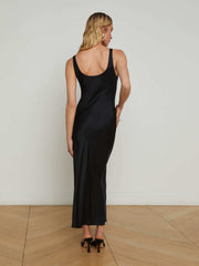 Akiya Maxi Dress in Black | L'AGENCE discount