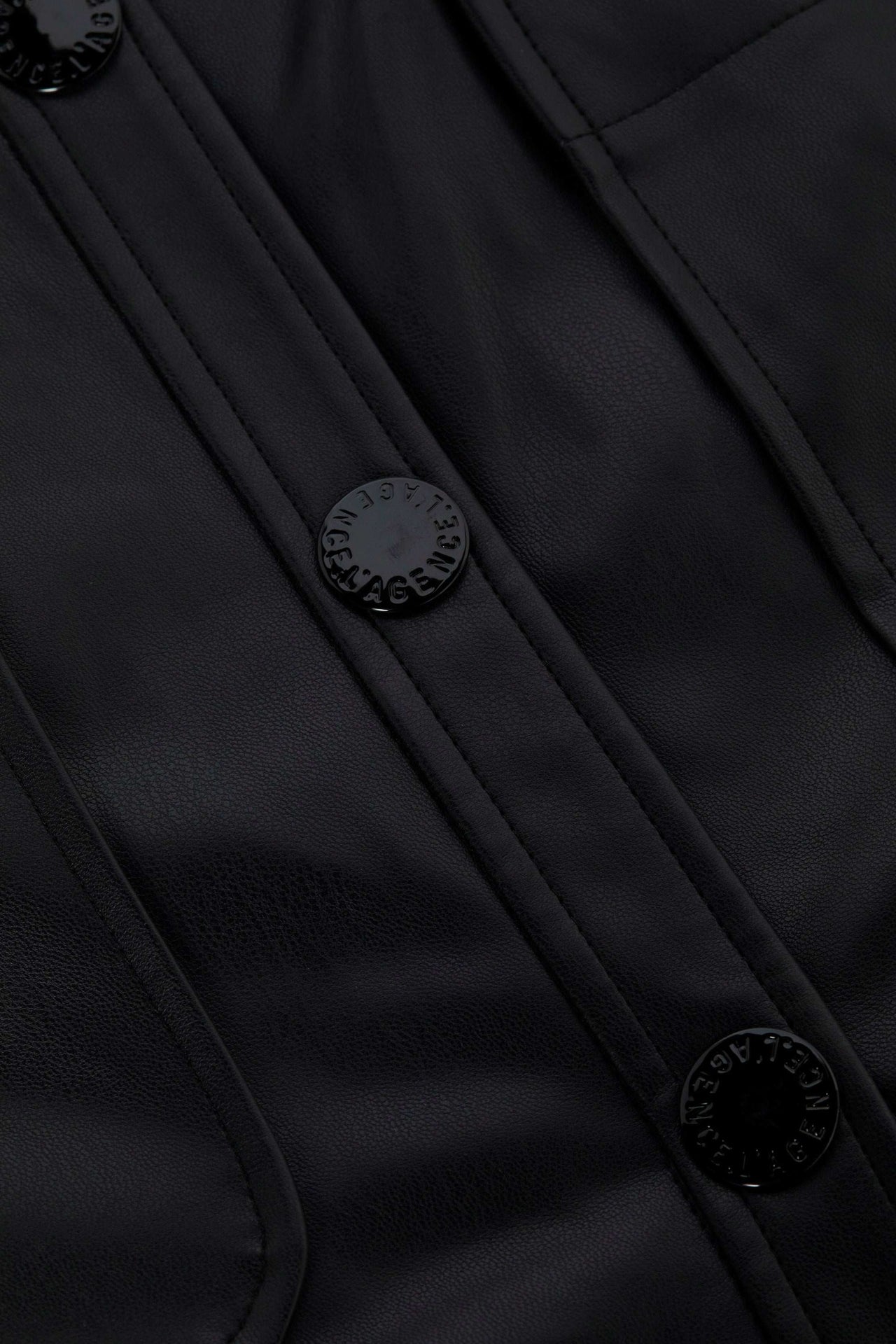 Ronin Vegan Leather Dress in Black | L'AGENCE near me