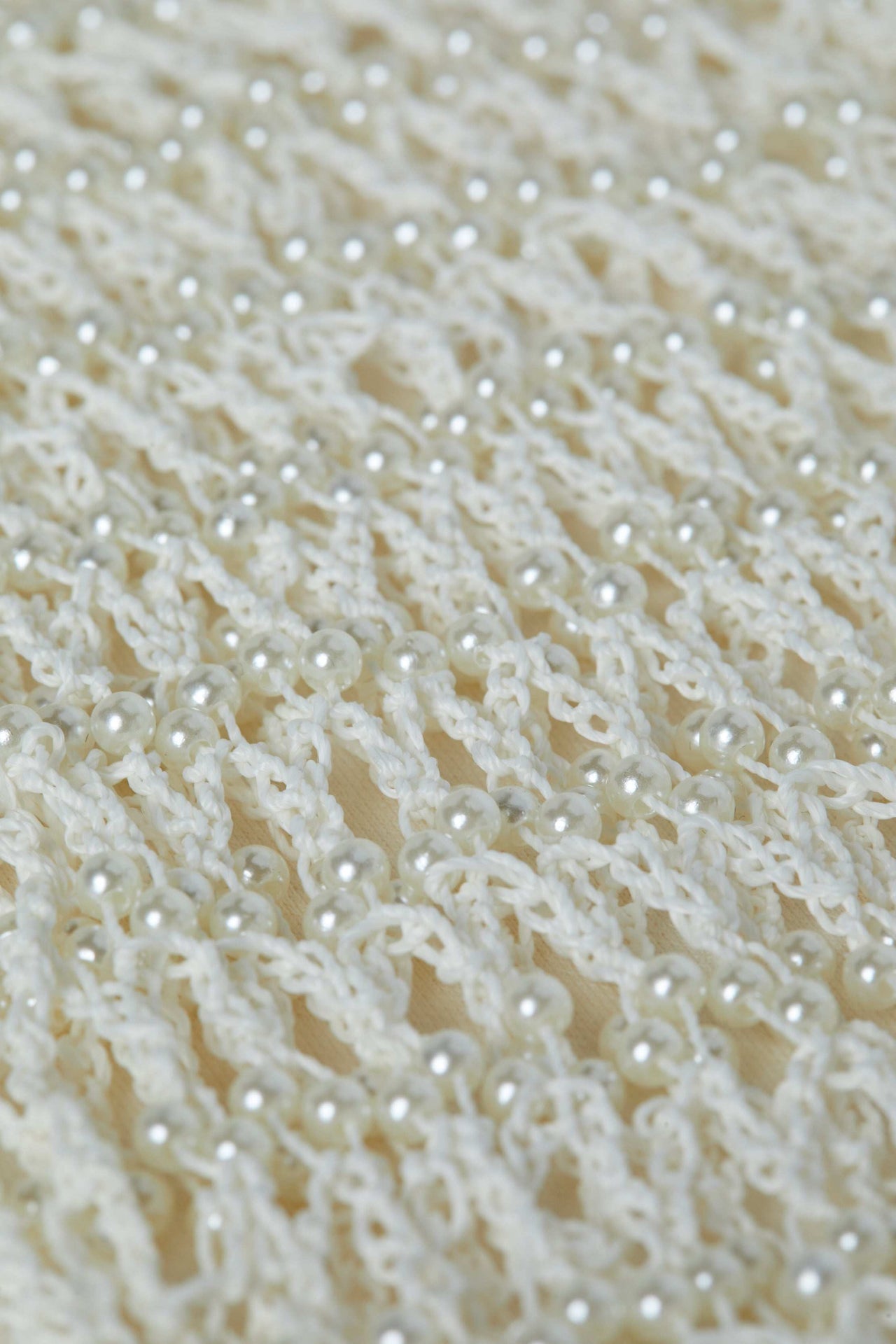 Angela Crochet Cover-Up Dress in Ivory | L'AGENCE online