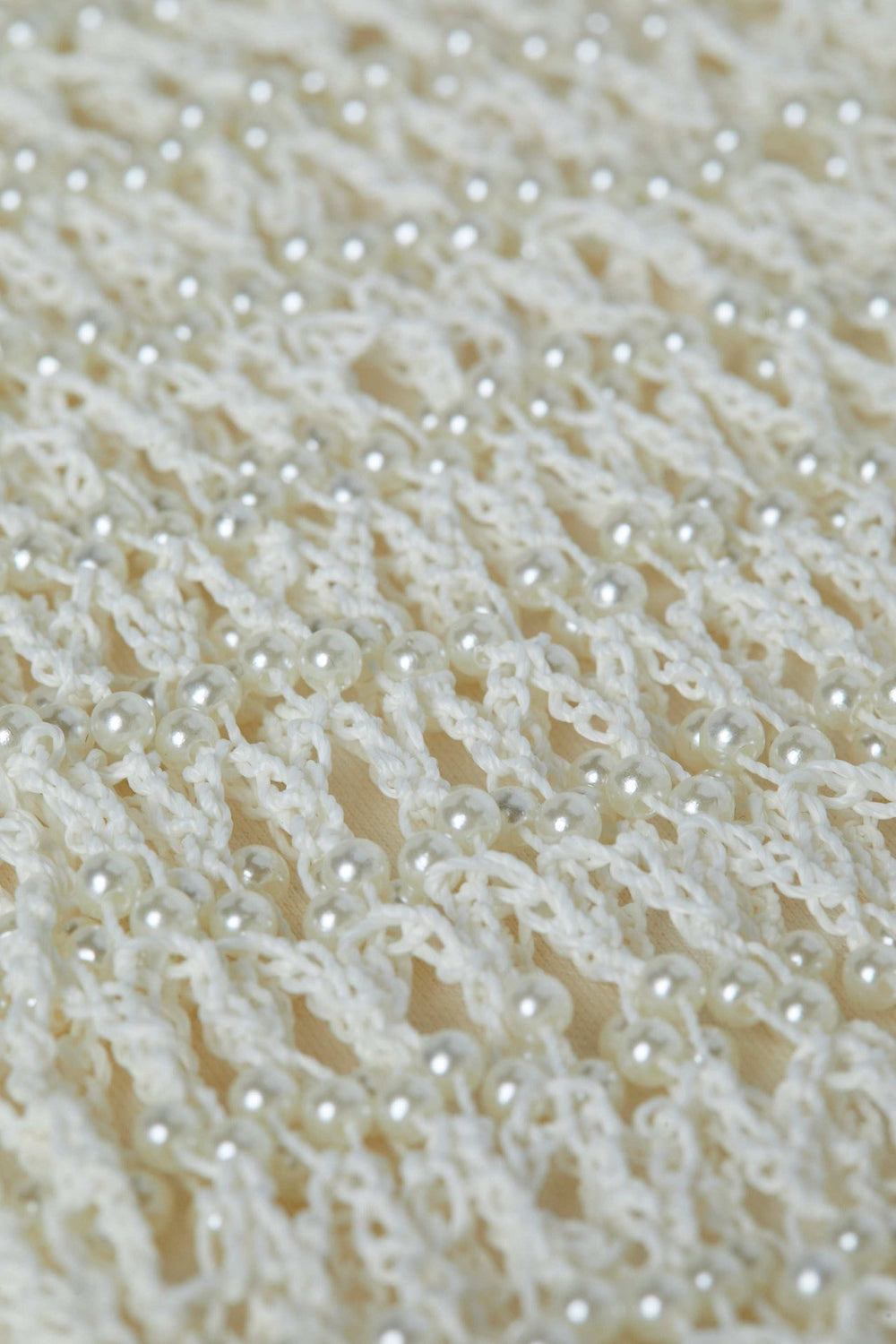 Angela Crochet Cover-Up Dress in Ivory | L'AGENCE online