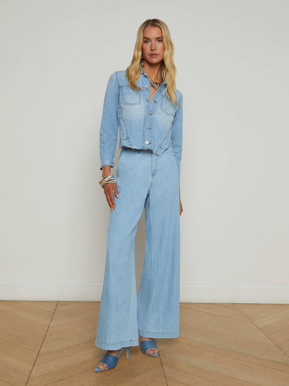 Janelle Jean Jacket in Lozano | L'AGENCE discount