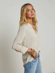 Marlene Blouse in Khaki | L'AGENCE near me