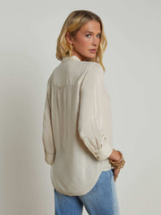 Marlene Blouse in Khaki | L'AGENCE near me