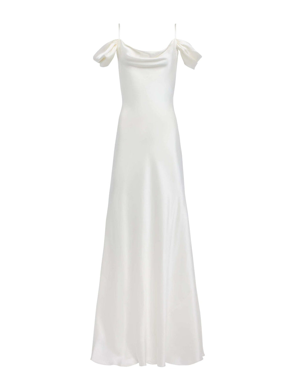 Kenna Silk Dress in Ivory | L'AGENCE Women