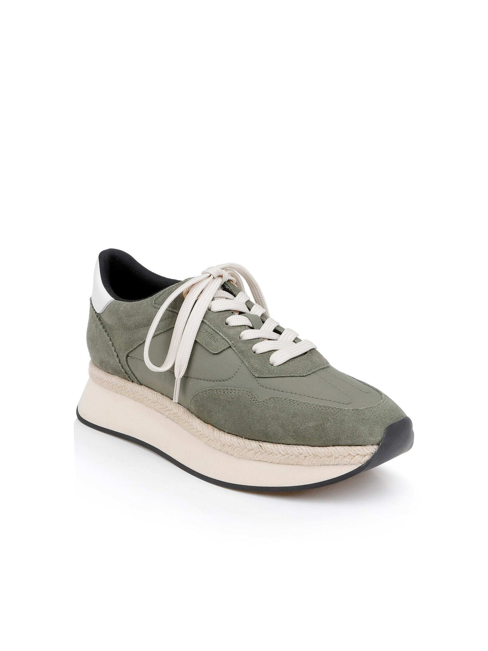 Ivone Platform Sneaker in Light Brigade Suede | L'AGENCE Women