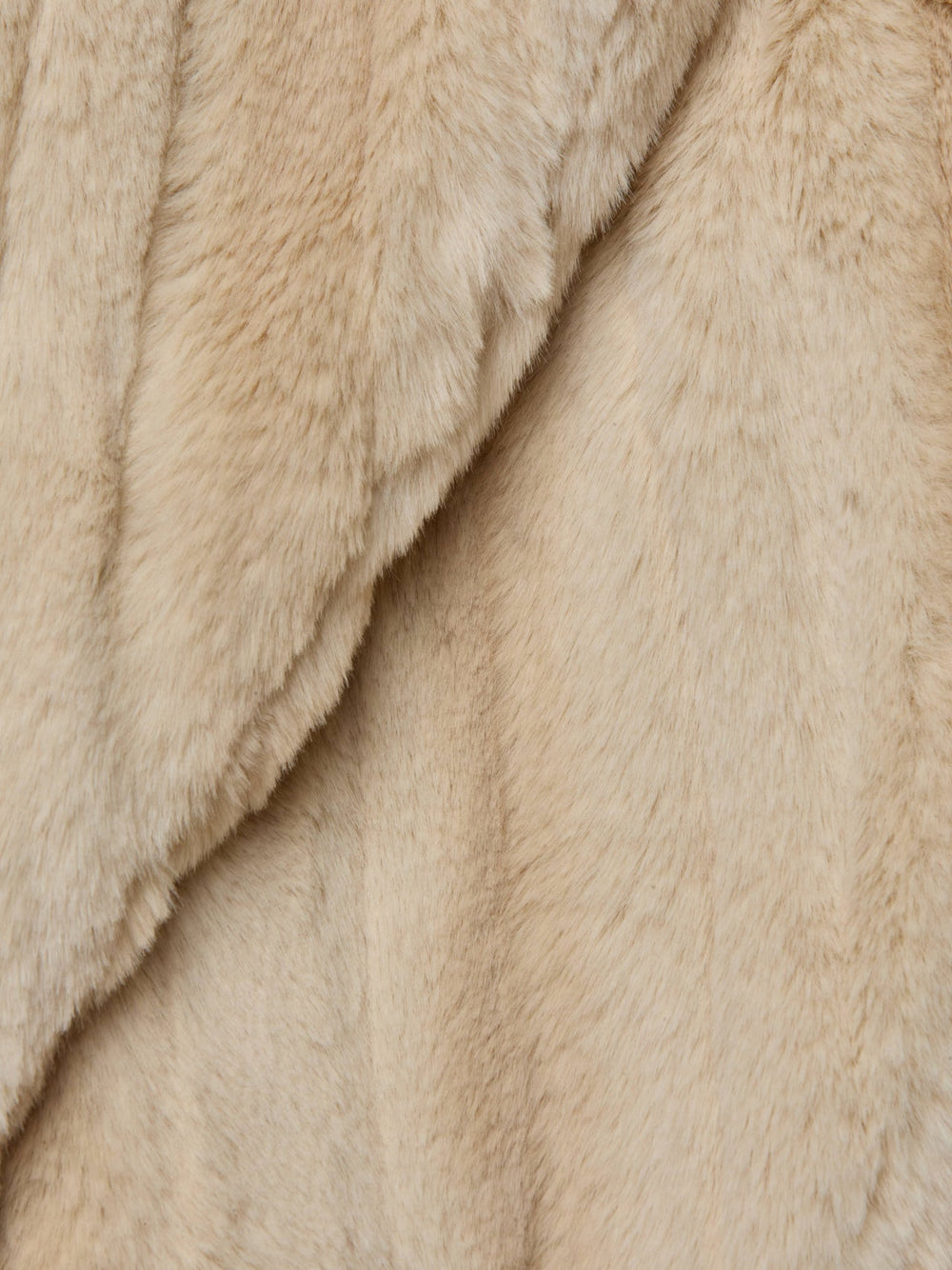 Davy Faux Fur Jacket in Latte Striped Fur | L'AGENCE for sale