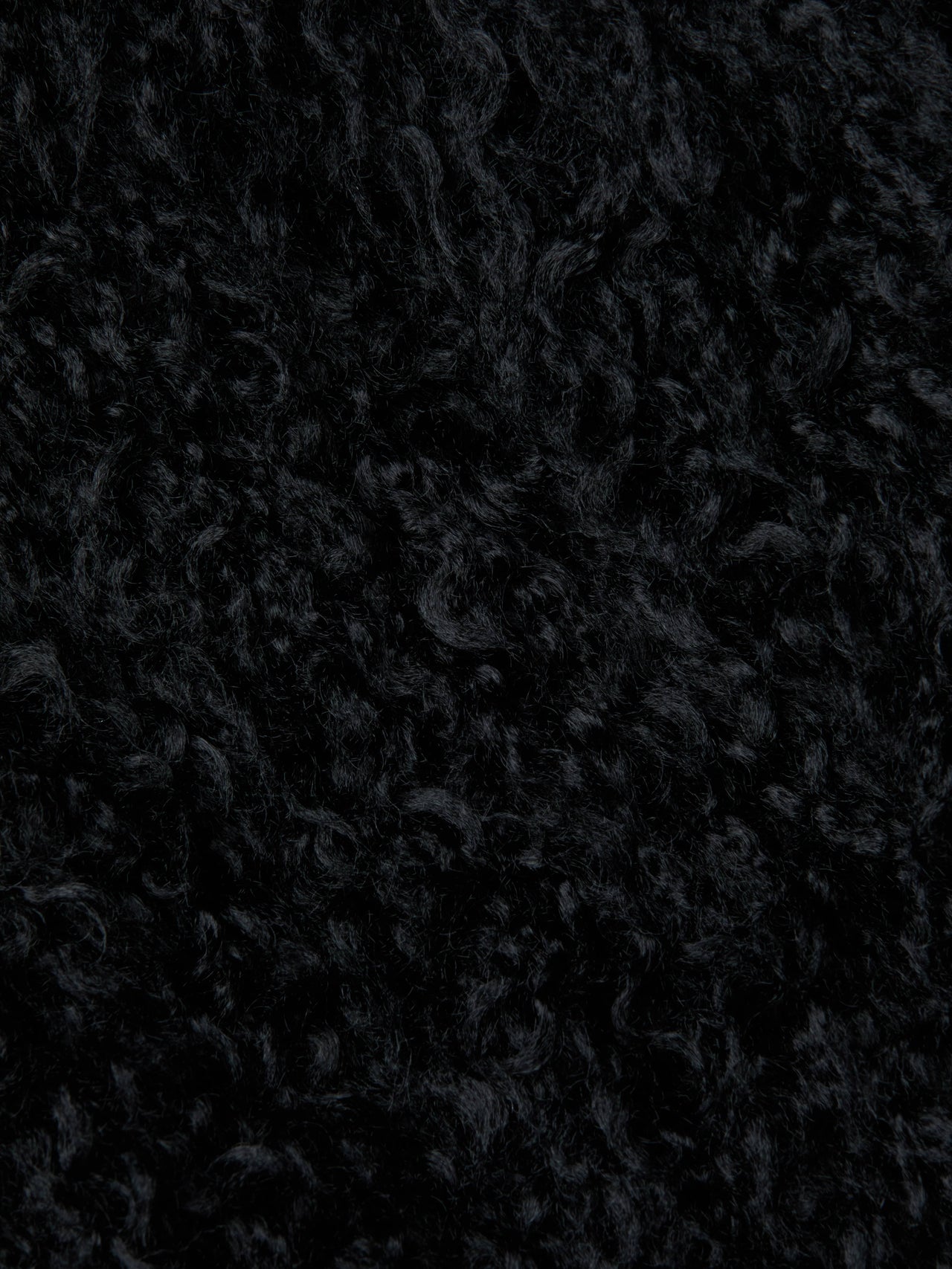 Aura Cropped Faux Fur Jacket in Black | L'AGENCE for sale