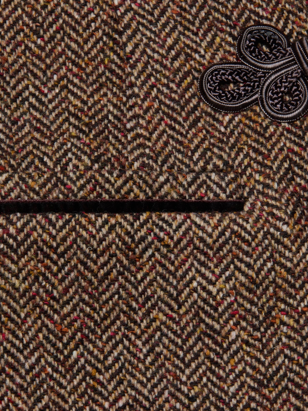 Gable Herringbone Blazer in Brown Herringbone | L'AGENCE discount