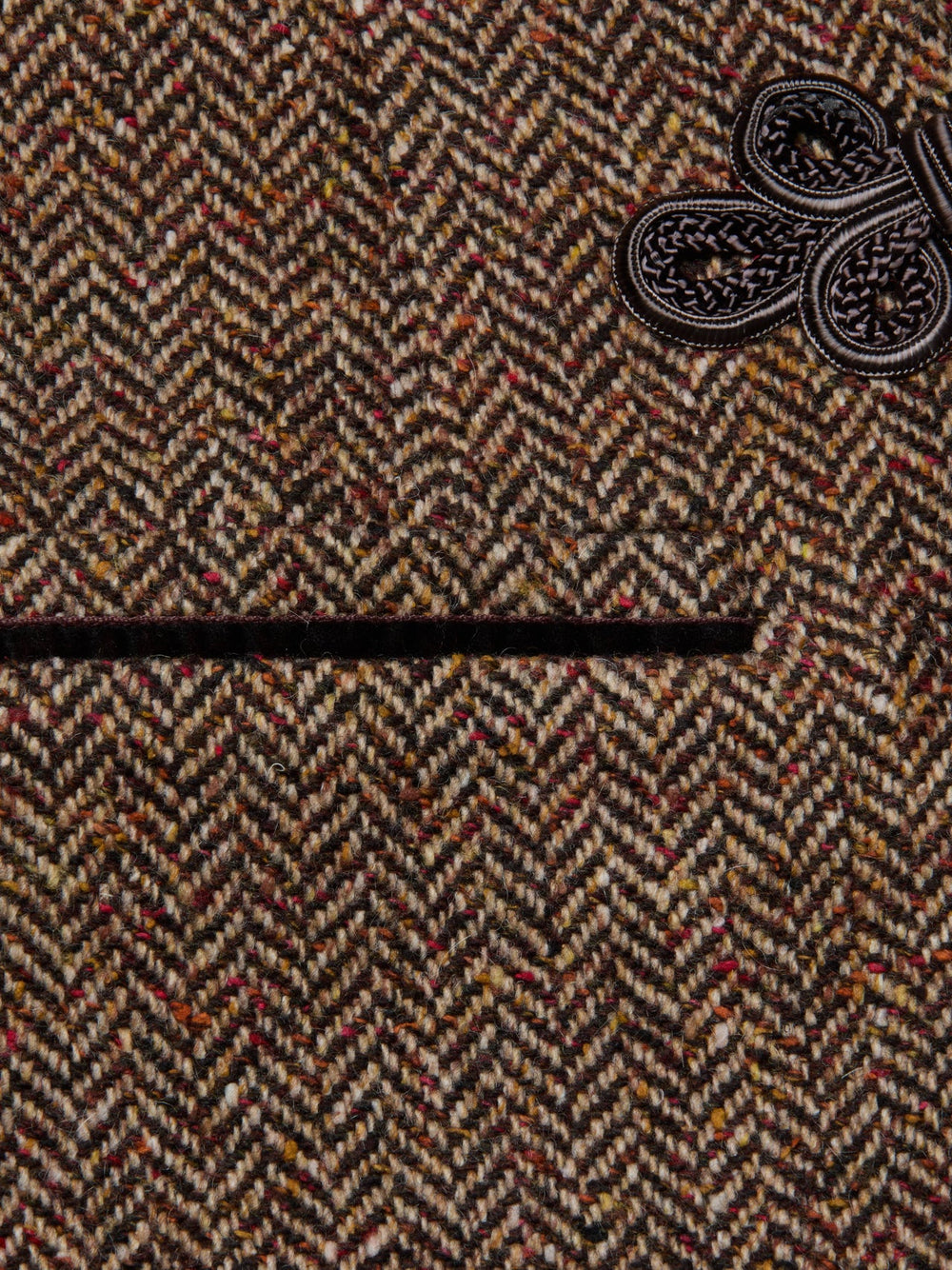 Gable Herringbone Blazer in Brown Herringbone | L'AGENCE discount