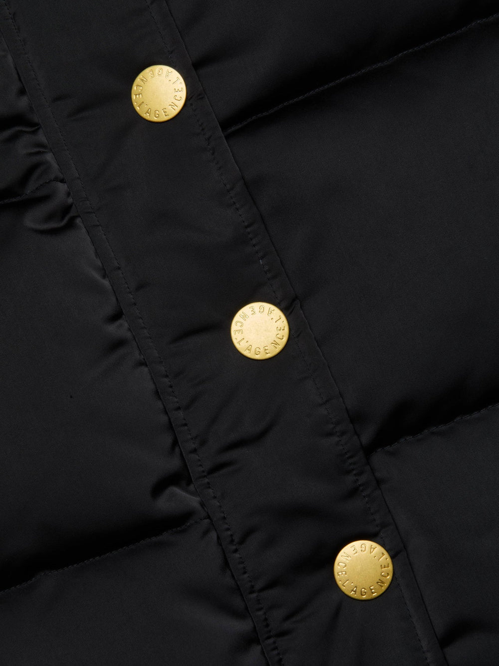 Nalo Faux Fur Puffer Vest in Black | L'AGENCE US