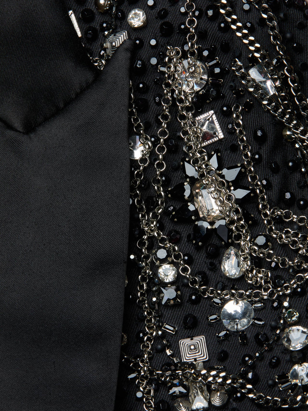 Soma Embellished Blazer in Crystal/Chain Embellishment | L'AGENCE sale