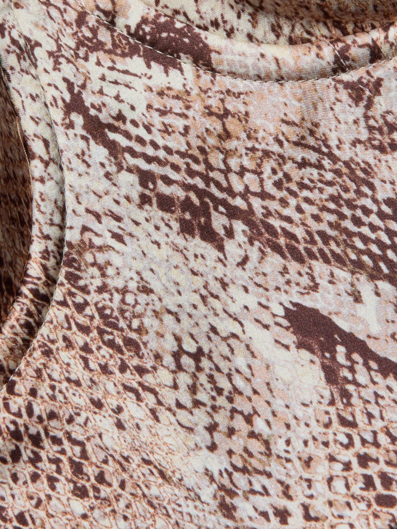 Sonya Silk Bustier in Tan Multi Western Snake | L'AGENCE discount