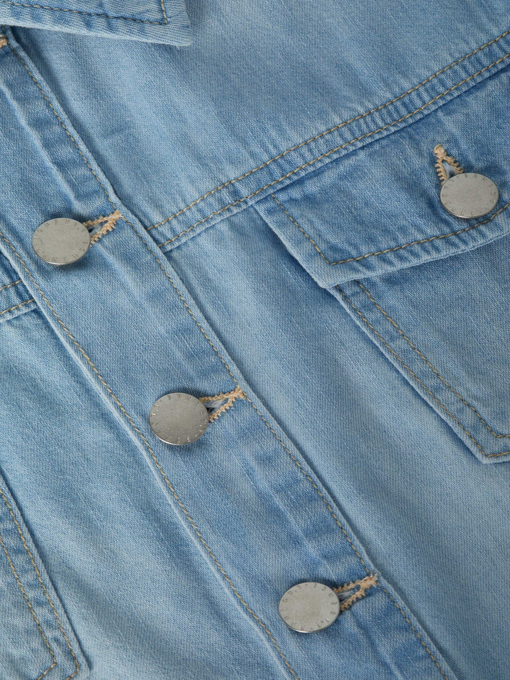 Koda Cropped Chambray Jacket in Dakota | L'AGENCE US