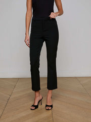 Ketra Baby Bootcut Trouser in Black | L'AGENCE for sale