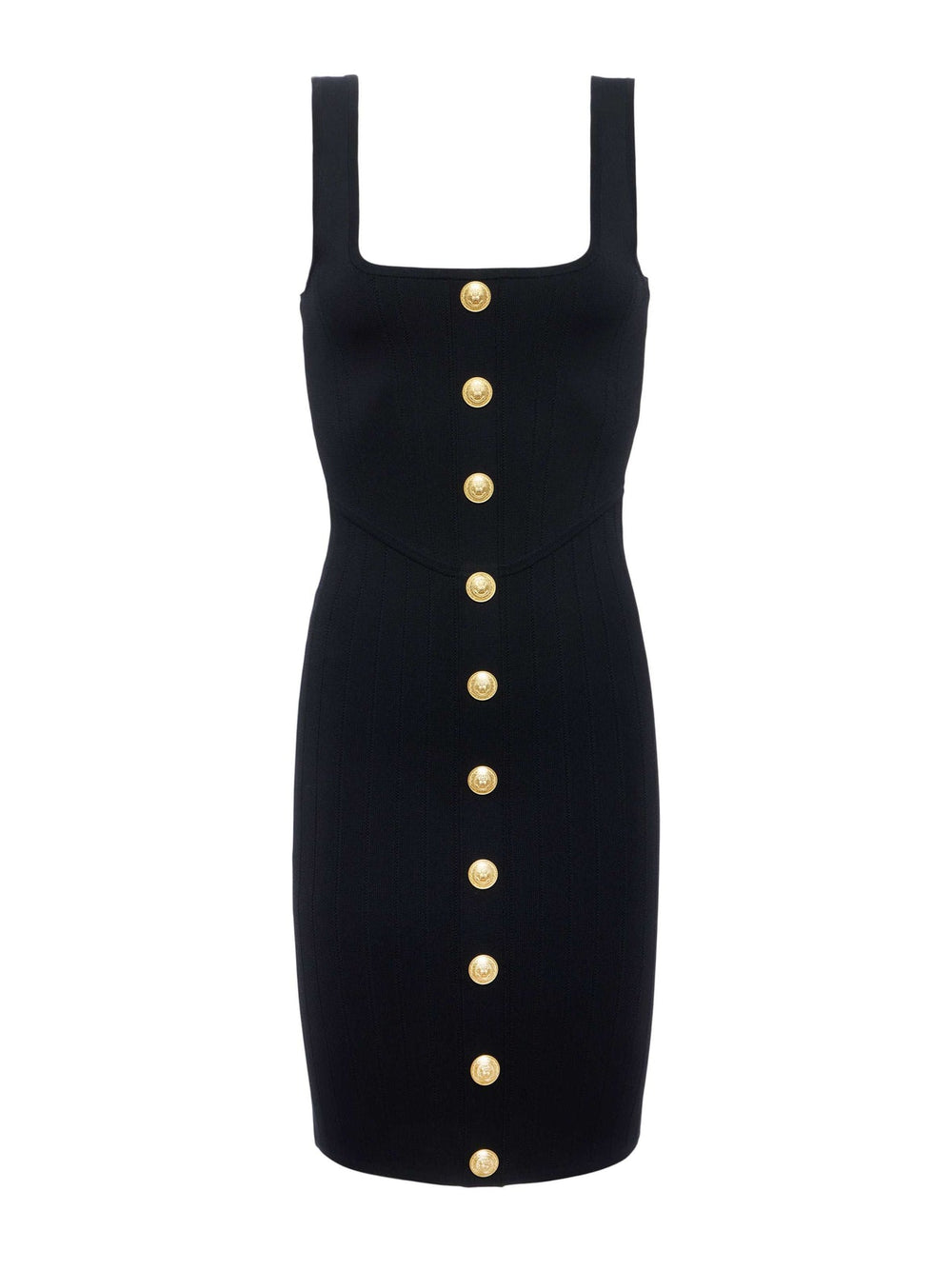 Soleil Knit Dress in Black/Gold | L'AGENCE Women