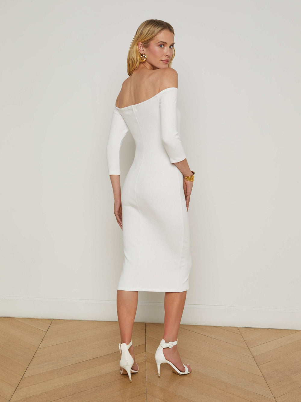 Zolita Dress in White | L'AGENCE for sale