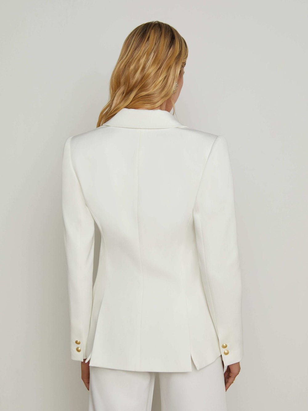 Chamberlain Blazer in White | L'AGENCE Women