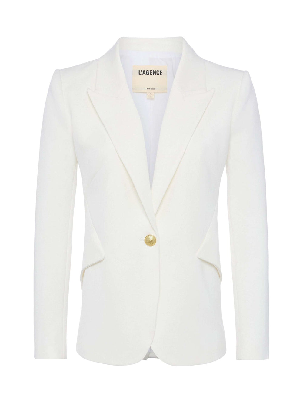 Chamberlain Blazer in White | L'AGENCE Women