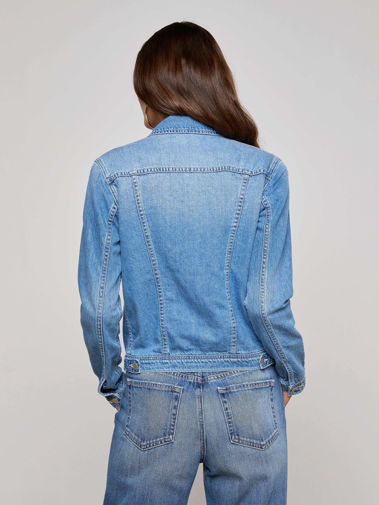 Celine Jean Jacket in Caster | L'AGENCE sale