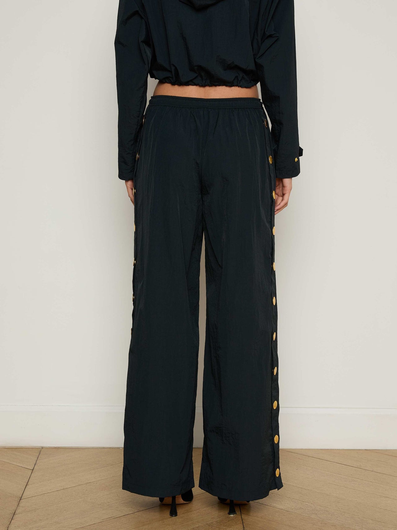 Valkyrie Snap Pant in Black | L'AGENCE for sale