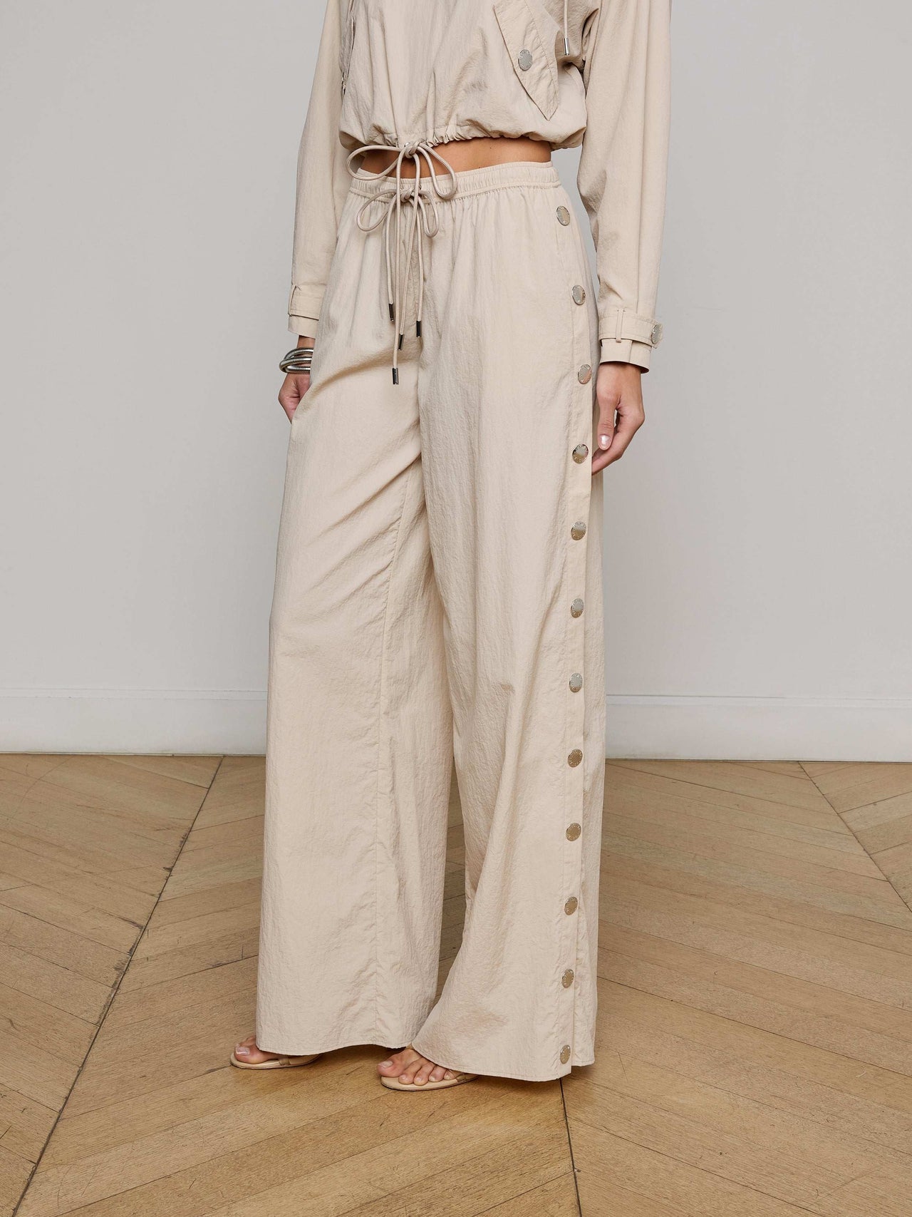 Valkyrie Snap Pant in Cement | L'AGENCE sale