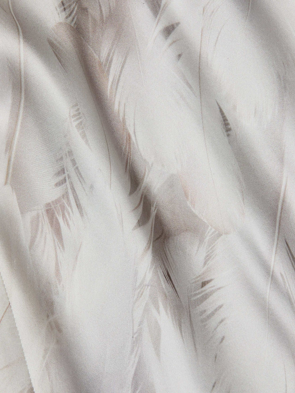 Ryker Silk Maxi Skirt in White Feather Print | L'AGENCE for sale