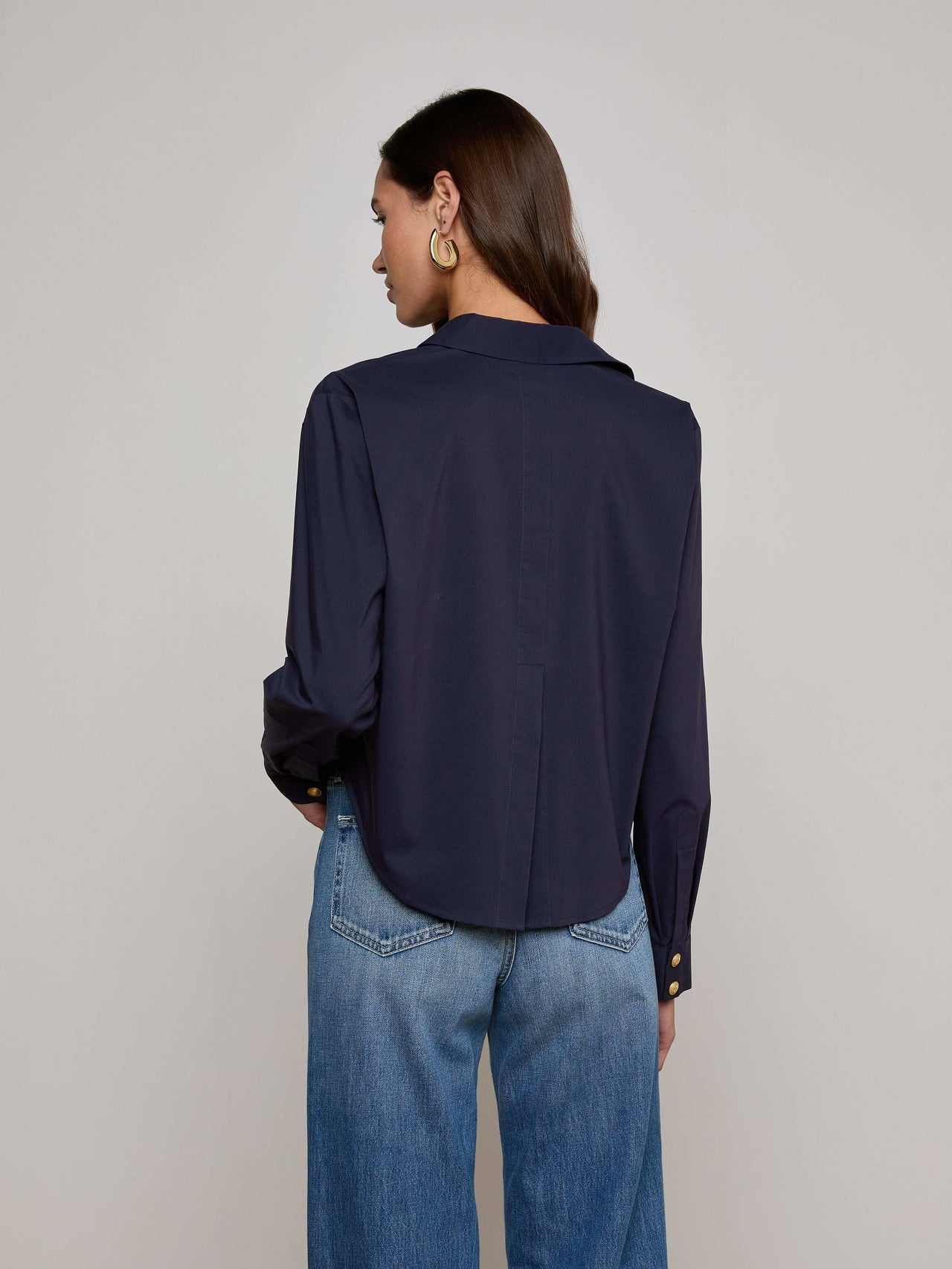 Cosette Shirt in Midnight | L'AGENCE discount