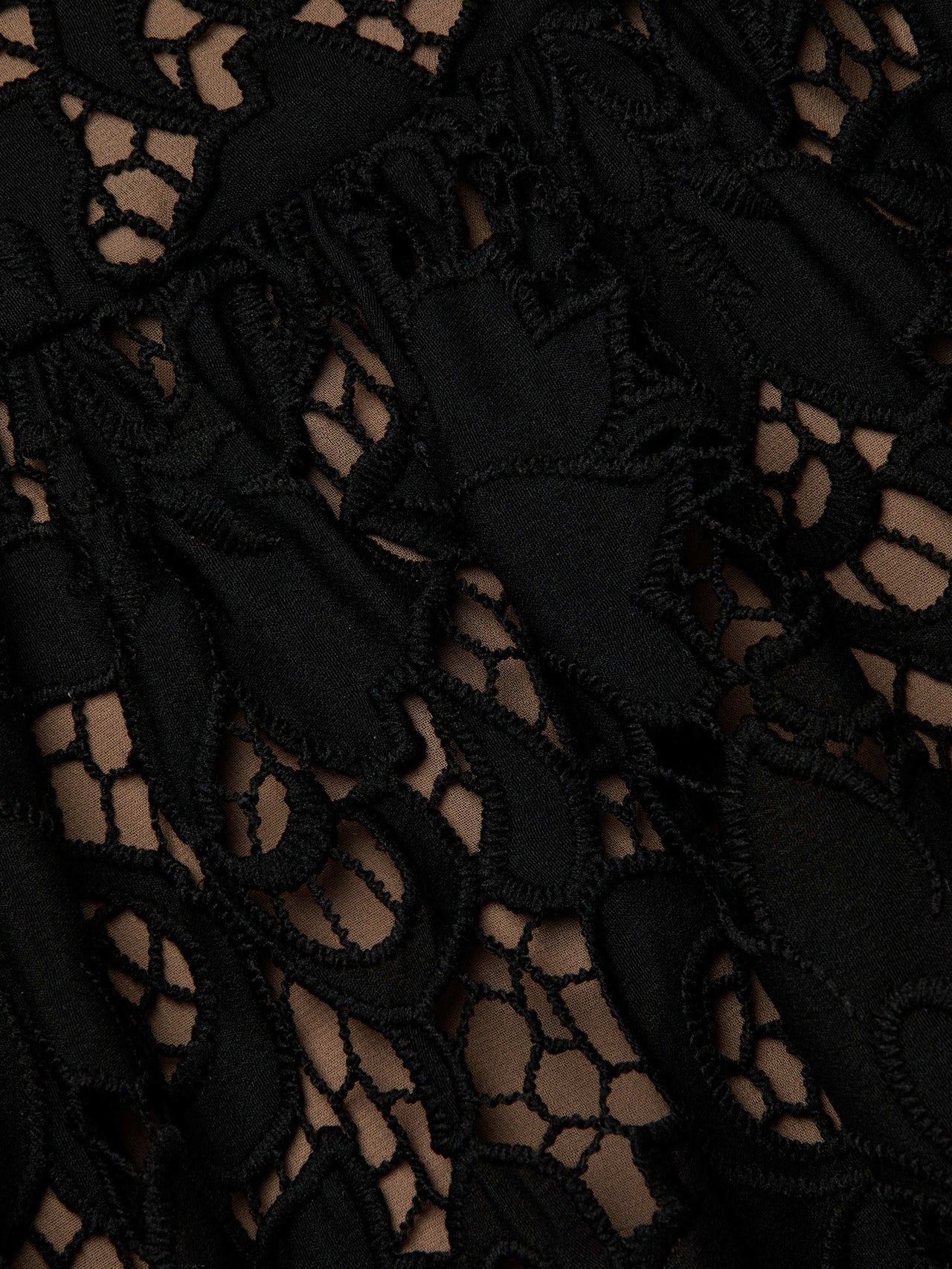 Flyn Lace Midi Dress in Black | L'AGENCE discount