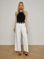 Rosemary Button Tank in Black/White | L'AGENCE near me
