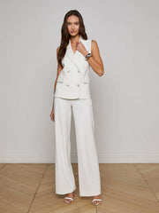 Aldora Vest in Ivory | L'AGENCE near me