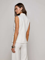 Aldora Vest in Ivory | L'AGENCE near me