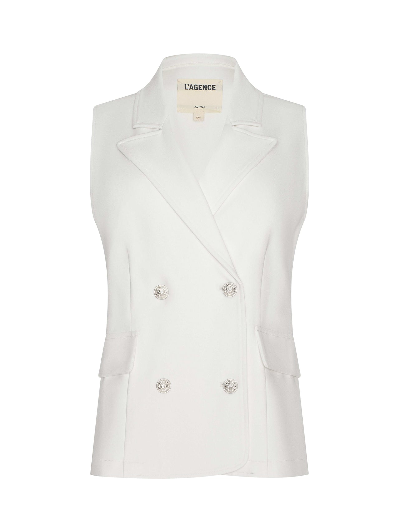 Aldora Vest in Ivory | L'AGENCE near me