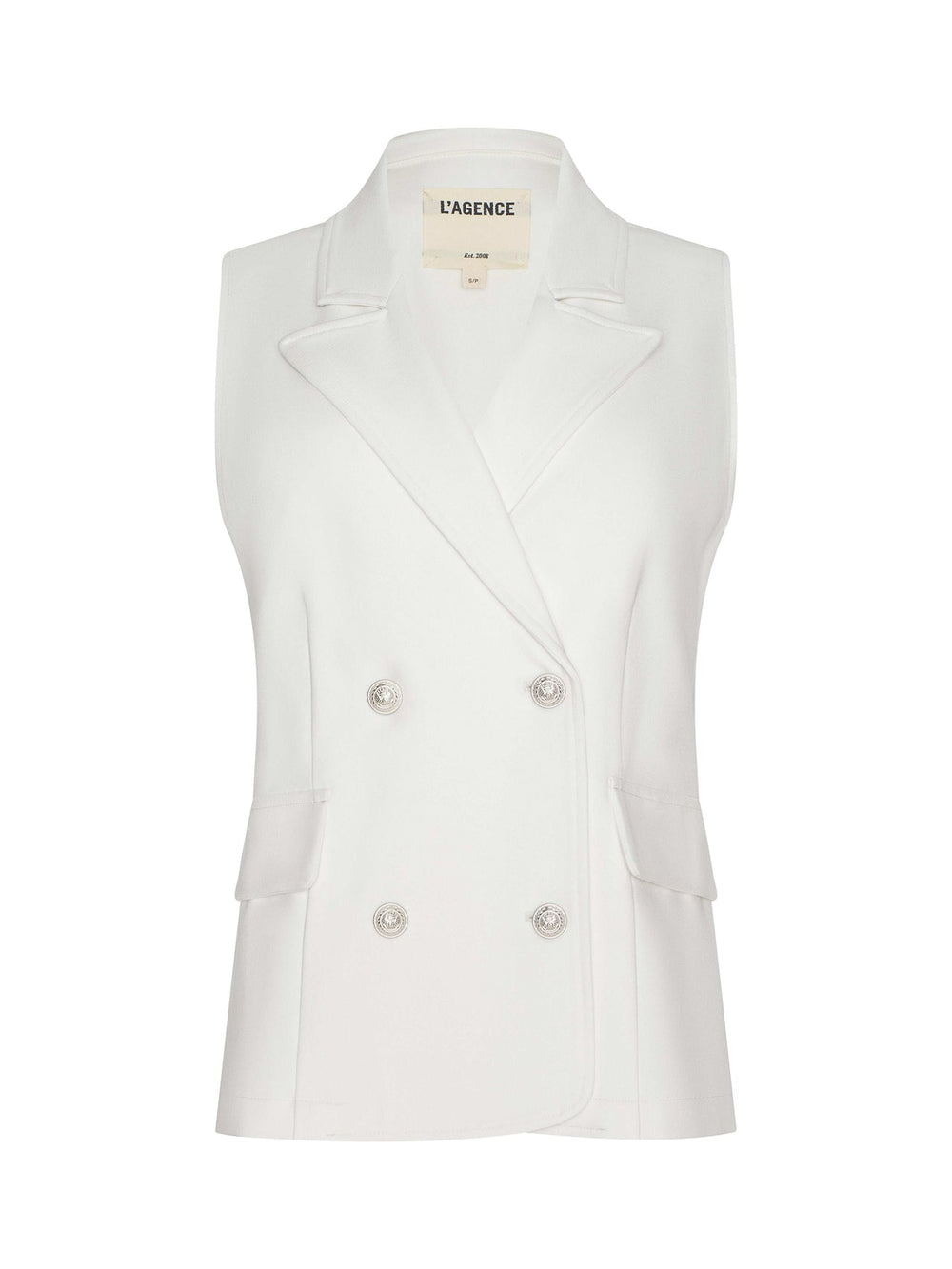 Aldora Vest in Ivory | L'AGENCE near me