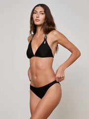 Jean Bikini Bottom in Black | L'AGENCE for sale