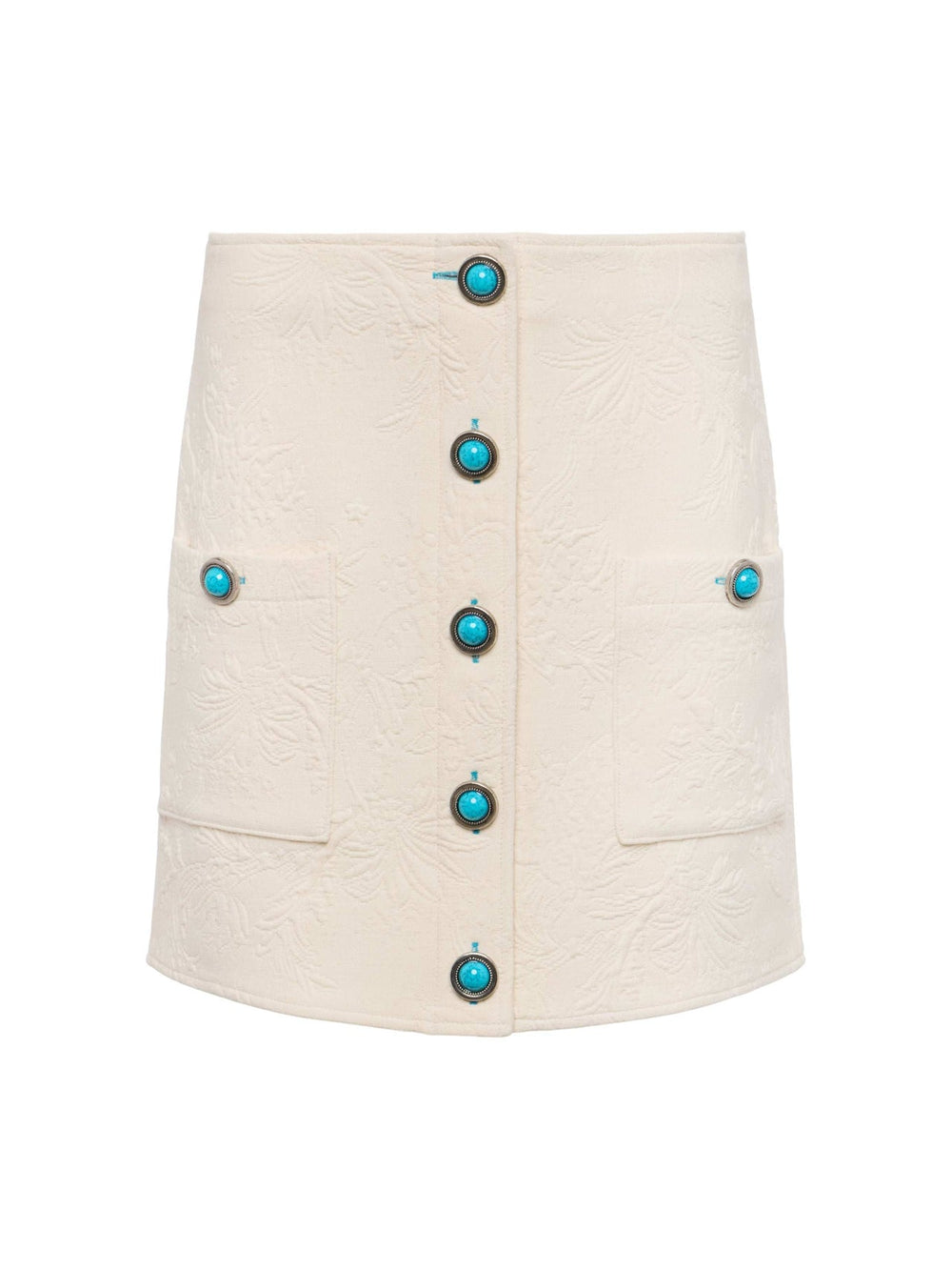 Truman Mini Skirt in Ivory | L'AGENCE Women