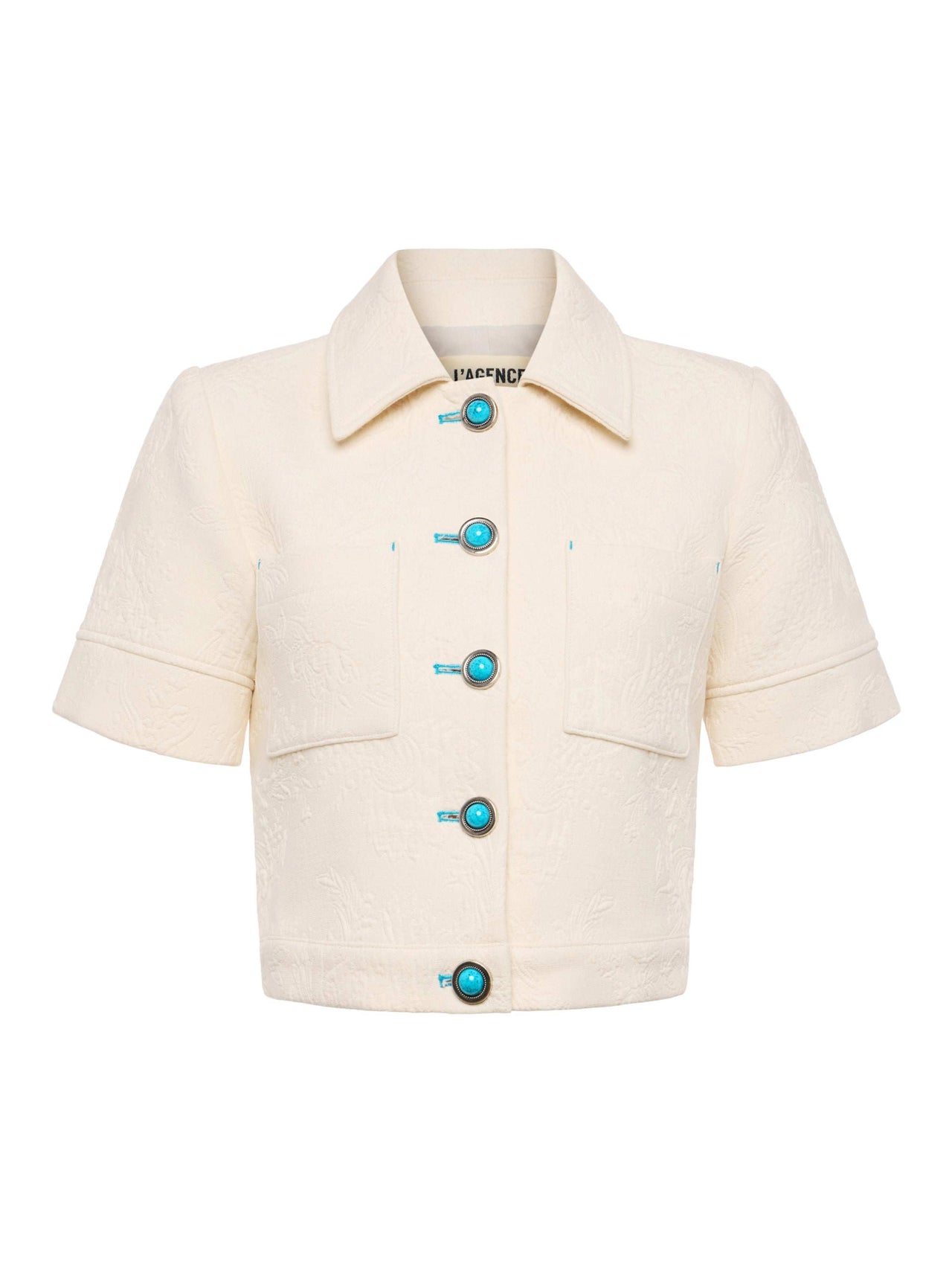 Chita Jacquard Jacket in Ivory | L'AGENCE near me