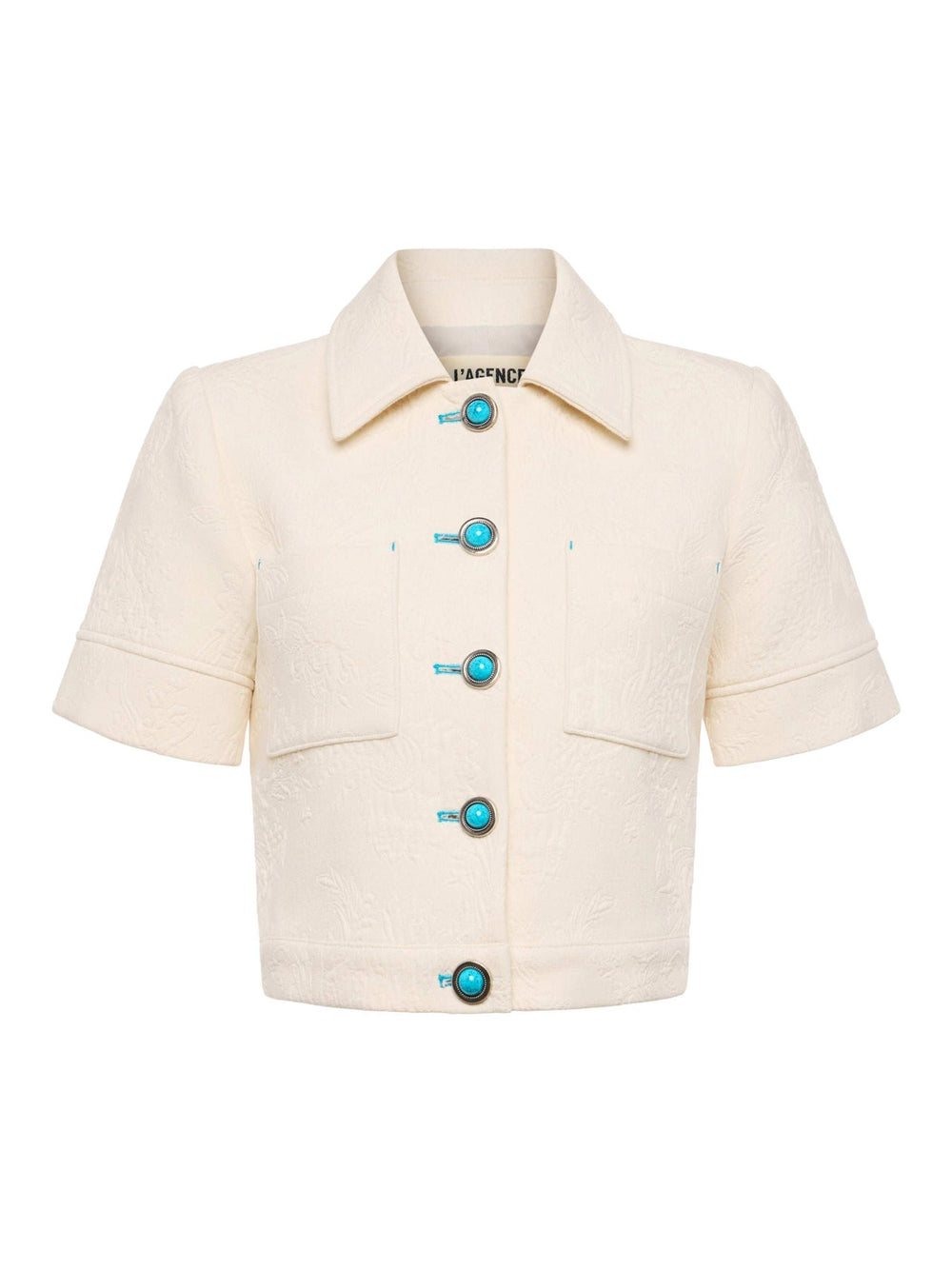 Chita Jacquard Jacket in Ivory | L'AGENCE near me